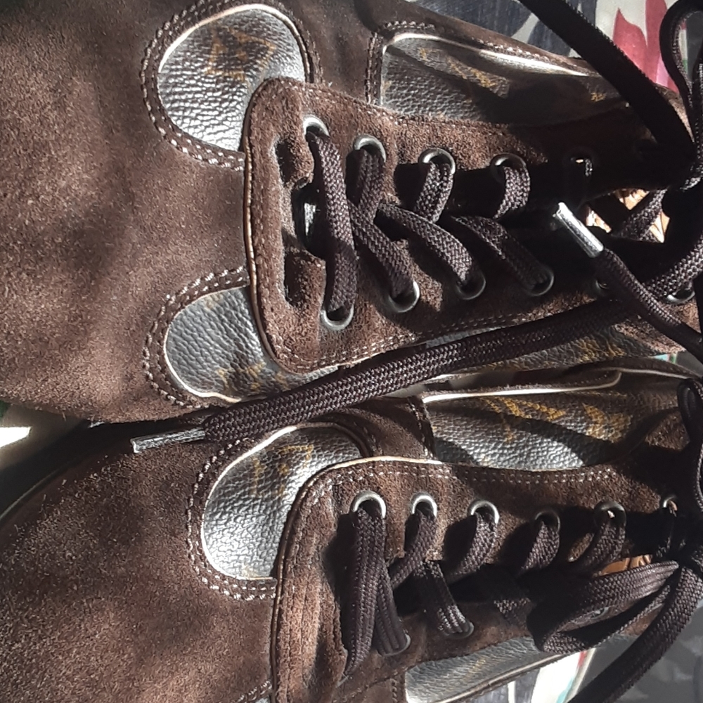 Louis Vuitton Suede Sneakers